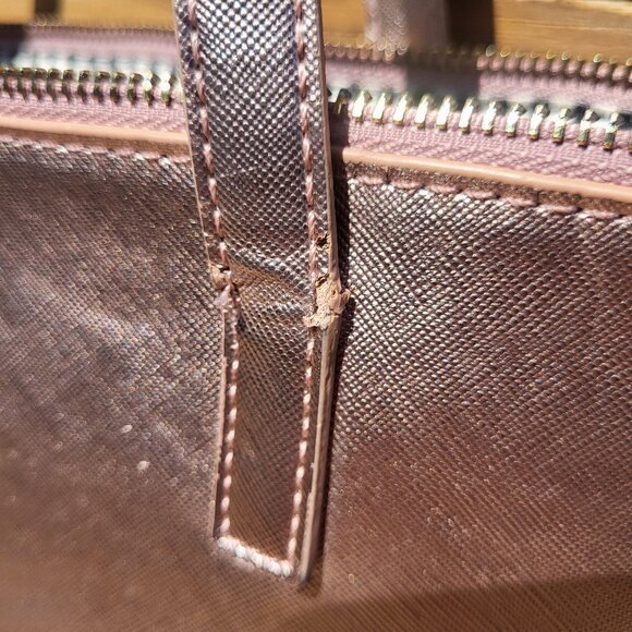 Kate Spade Brown and Gold Tote Bag - Picture 5 of 9